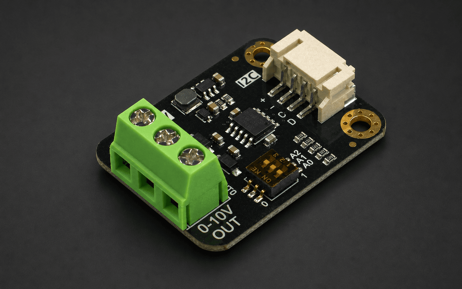 DFRobot Gravity DFR0971 two-channel 0–10 V I2C DAC module