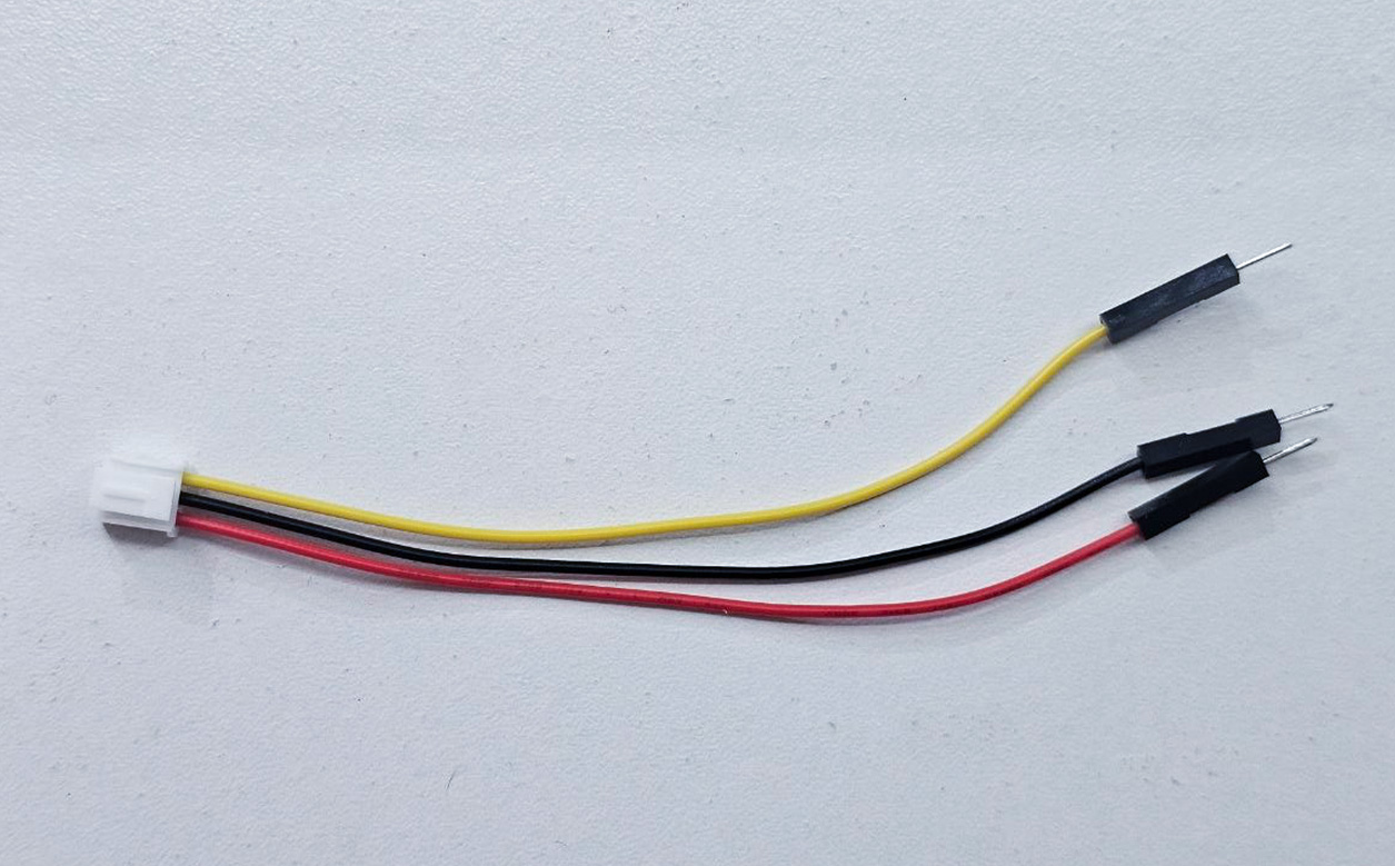 Original three-pin Sensors AD cable supplied with the Waveshare board